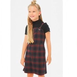 Forever 21 red and blue plaid dress